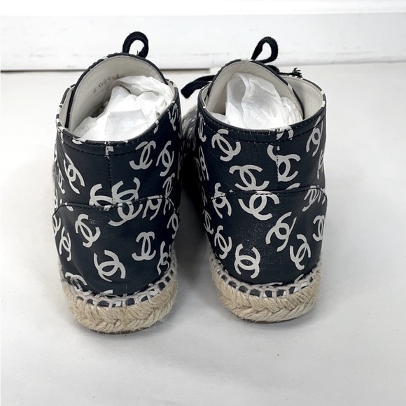 Chanel High Top CC Logo Espadrilles - Picture 5 of 13